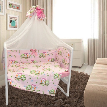 Евротек Совушки-подружки розовый 7 предметов