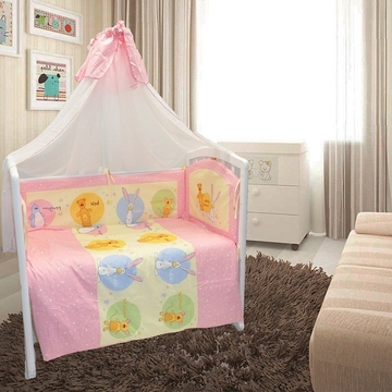 Евротек Маленькие Друзья розовые 7 предметов