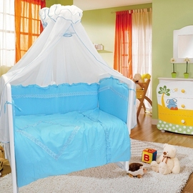 Детское постельное белье Евротек Восторг голубой 7 пр. - описание