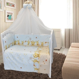 Детское постельное белье Евротек Пчелка голубой 8 пр. - описание