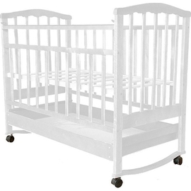 Детская кроватка Агат Золушка 2 цвет белый - описание