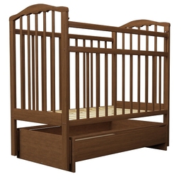 Детская кроватка Агат Золушка 4 цвет орех - описание