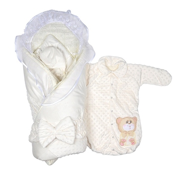 Комплект на выписку Балу Гриша 9 пр молочный