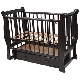 Детская кроватка Счастливый малыш Венеция цвет венге - описание