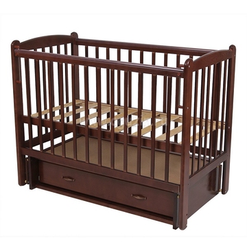 Счастливый малыш Кроха 2 поперечный маятник цвет орех темный