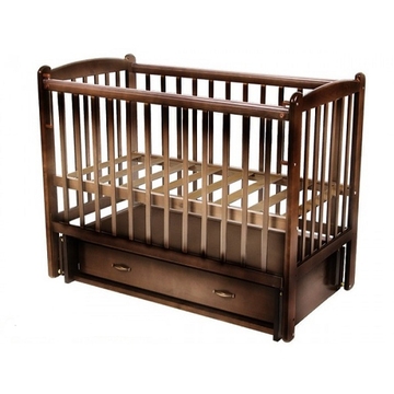 Счастливый малыш Кроха 2 поперечный маятник цвет орех с оттенением