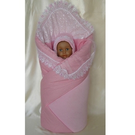 Комплект на выписку Балу Лапушка розовый 13 предметов - описание