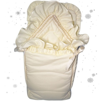 Конверт трансформер на выписку Зимушка молочный