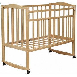 Детская кроватка ВДК Magiko (колесо/качалка) цвет береза - описание