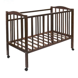 Детская кроватка ВДК Magiko (колесо/качалка) цвет венге - описание