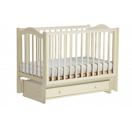 Детская кроватка Лель Кубаночка 1-37.универсальный маятник цвет слоновая кость - описание