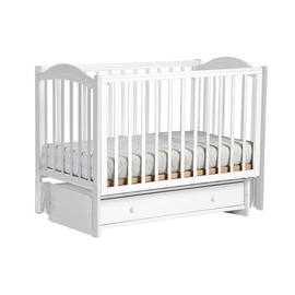 Детская кроватка Лель Кубаночка 2-38 универсальный маятник цвет белый - описание