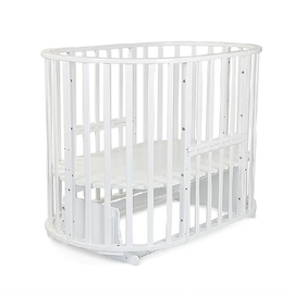 Детская кроватка-трансформер СКВ 104001 10 в 1 цвет белый - описание