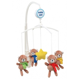 Музыкальная карусель Baby Mix Мишки с шарфами - описание