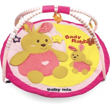 Baby Mix Кролик желто-розовый