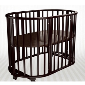 Детская кроватка Агат Папа Карло 1/5 цвет венге - описание