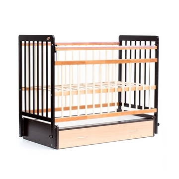 Бамбини 04 маятник с ящиком Евро Стиль цвет венге-натуральный