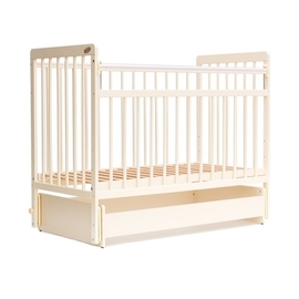 Детская кроватка Бамбини 04 маятник с ящиком Евро Стиль  - описание