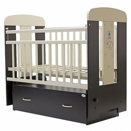 Детская кроватка Топотушки Верона цвет венге/ваниль - описание