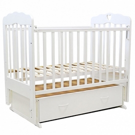 Детская кроватка Топотушки Виолетта 6 цвет белый - описание