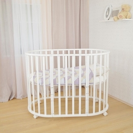 Детская круглая/овальная кроватка СКВ 100111 - описание