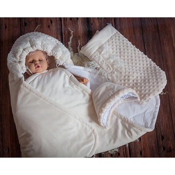 Комплект на выписку GulSara Бежевый 6  предметов