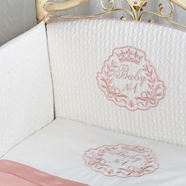 Комплект в кроватку Lapetti Baby №1 цвет розовый - описание