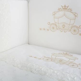 Комплект в кроватку Lapetti Карета цвет бежевый 6 предметов - фото 