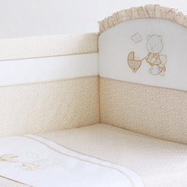 Комплект в кроватку Lapetti Прогулка цвет бежевый 6 предметов - описание