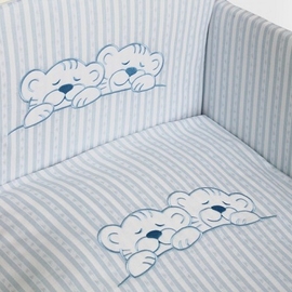 Комплект в кроватку Lapetti Тигрята цвет голубой 6 предметов - описание