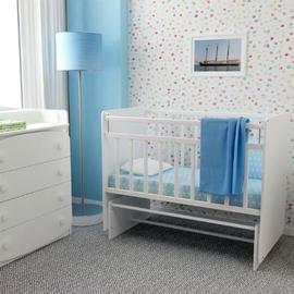 Детская кроватка ФА-М Дарья 2 цвет белый - описание