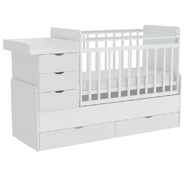 Кровать-трансформер Фея 1150 цвет белый - описание