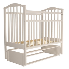 Детская кроватка Агат Золушка 5 цвет слоновая кость - описание