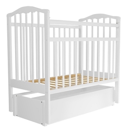 Детская кроватка Агат Золушка 6 цвет белый - описание