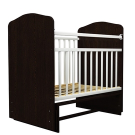 Детская кроватка Агат Золушка цвет шоколад-слоновая кость - описание