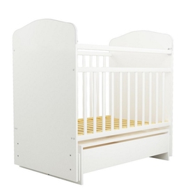 Детская кроватка Агат Золушка 10/1 цвет белый - описание