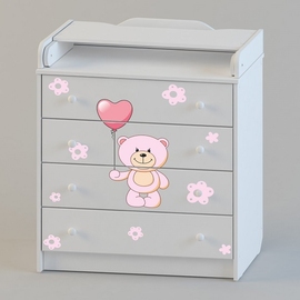 Комод пеленальный Атон Мишки с шариком - описание