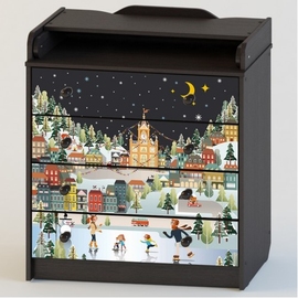 Комод пеленальный Атон Зимний городок - описание