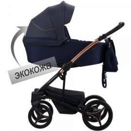 Детская коляска Bebetto Torino экокожа+ткань Si 2 в 1 - описание