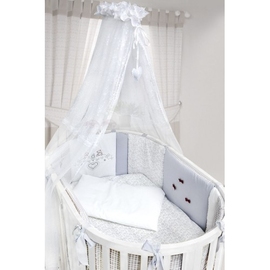 Детское постельное в круглую/овальную кроватку L'abielle Французский 8 пр. - описание