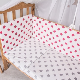 Детское постельное Баю Бай Геометрия красный 6 предметов - описание