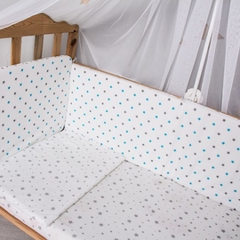 Детское постельное Баю Бай Геометрия синий 6 предметов - описание