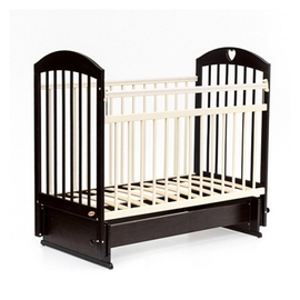 Детская кроватка Бамбини 20 маятник цвет венге-слоновая кость - описание