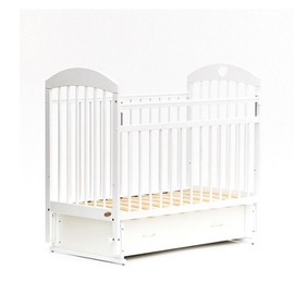 Детская кроватка Бамбини Комфорт 19 цвет белый - описание