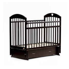 Детская кроватка Бамбини Комфорт 19 цвет венге - описание