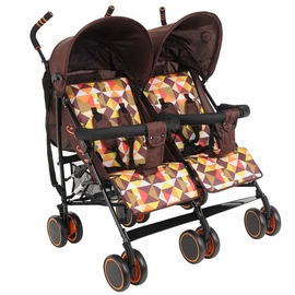 Прогулочная коляска-трость для двойни Bambola pollino - описание
