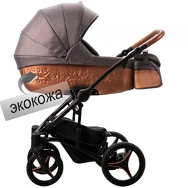 Детская коляска Bebetto Tito Shine /экокожа-ткань/ 2 в 1 - описание
