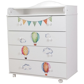 Комод пеленальный Топотушки Воздушные шары ЛДСП - описание