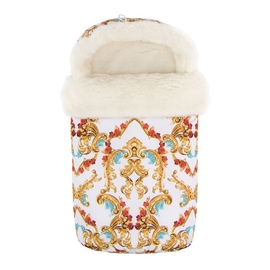 Меховой конверт Золотой Гусь Elegante bianco - описание