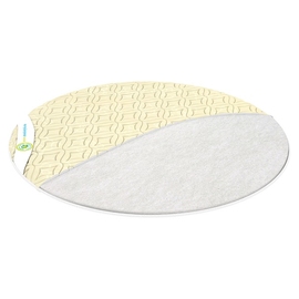 Наматрасник непромокаемый на резинке Монис стиль на круглый матрас 65-75 см / стеганный плотный чехол/ - описание